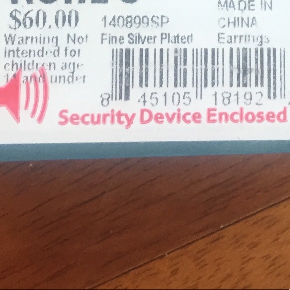 NWT Blue Crystal w/ Rhinestone Halo Stud Earrings - Picture 5 of 5